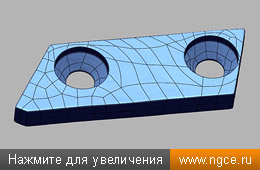 Обмерная 3D модель детали в формате STP, построенная по данным 3D сканирования для целей реверс-инжиниринга