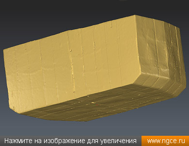 3D mesh-модель внешнего вида танка, построенная для градуировки резервуара по данным лазерного сканирования