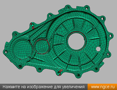 Деталь 2 (вид 2): 3D модель детали в формате STP, построенная по данным обмеров для целей реверс-инжиниринга