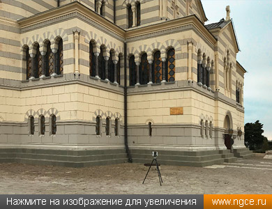 Лазерное сканирование Владимирского собора в Херсонесе для целей реставрации выполняет система Leica RTC360