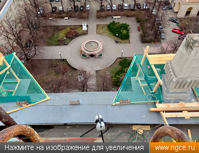 Обмеры фасадов жилых корпусов здания гостиницы «Украина» методом 3D лазерного сканирования для реставрации