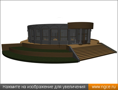 Обмерная 3D модель здания ресторана в ArchiCAD, созданная по данным лазерного сканирования для ремонта, реконструкции и дизайна интерьеров