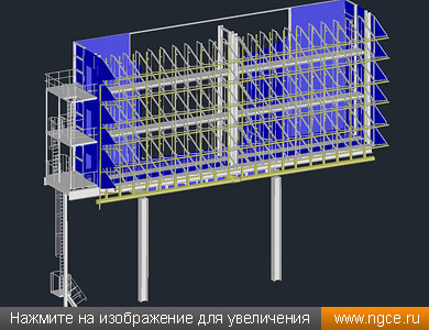 Исполнительная 3D модель установки очистки воздуха ТЭЦ в Москве, построенная по данным лазерного сканирования