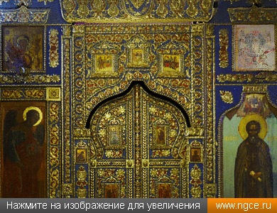 Ортофотоизображение настенной живописи, икон и элементов декора в храме, полученное по данным обмерных работ