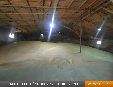 Склад зерна в Ставропольском крае, лазерное сканирование которого мы провели для определения объёма хранения