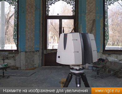 3D лазерное сканирование интерьеров здания павильона №512 на ВДНХ для целей подготовки проекта реставрации