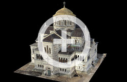Точечная 3D модель Владимирского собора, полученная в результате лазерного сканирования и фотограмметрической аэрофотосъёмки