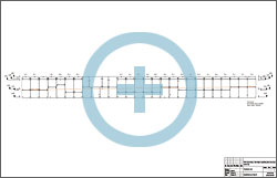 Исполнительная схема производственной линии «Peter Pen», построенная по результатам высокоточных измерений