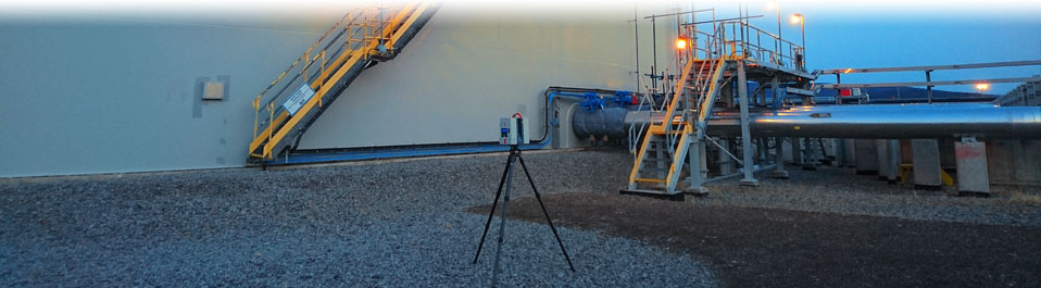 Лазерное сканирование и точная градуировка резервуаров РВСПК-100000 на нефтеналивном терминале Де-Кастри на берегу Японского моря