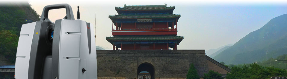 Лазерное сканирование и 3D моделирование исторического здания над воротами Великой Китайской стены в Пекине