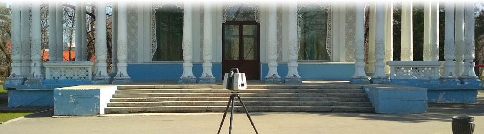 Архитектурные обмеры здания Павильона №512 на ВДНХ методом лазерного сканирования для целей реставрации