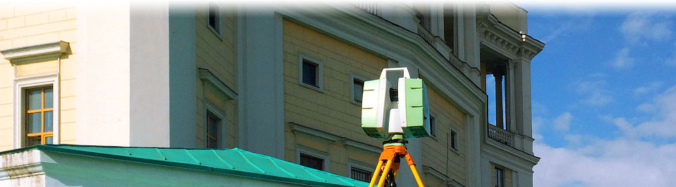 Трехмерное лазерное сканирование и создание точной модели главного фасада театра Российской Армии для целей 3D мэппинга