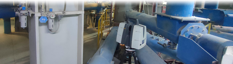 Лазерное сканирование и 3D моделирование цеха завода сухих смесей в Арзамасе