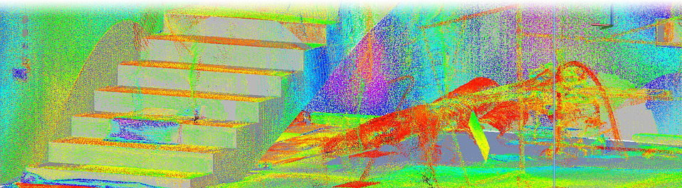 Лазерное сканирование и точное 3D моделирование лестницы сложной формы в Калуге