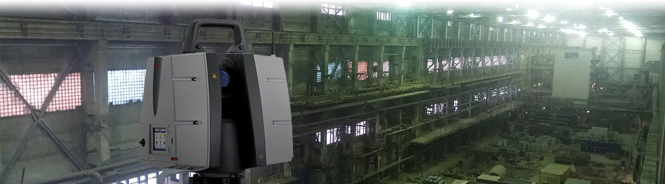 Обмеры и 3D моделирование здания кислородной станции металлургического комбината в Норильске