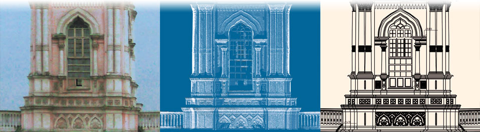Лазерное сканирование и трехмерное моделирование колокольни Новодевичего монастыря